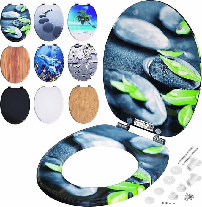 Luxe toilet bril met deksel