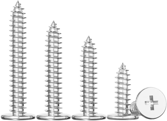 Superdunne platte kop zelftappende schroeven M2 x 4mm voor diverse toepassingen - 20 stuks