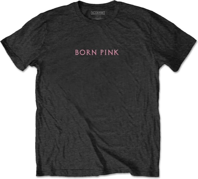Blackpink - Born Pink Heren T-shirt - M - Zwart