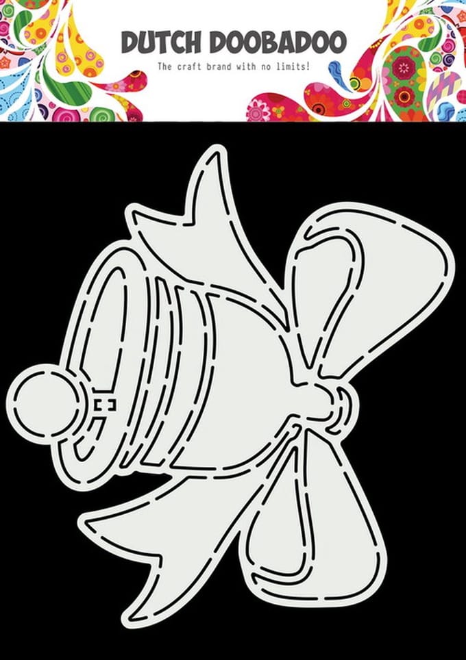 Dutch Doobadoo - A5 stencil Kerstklok