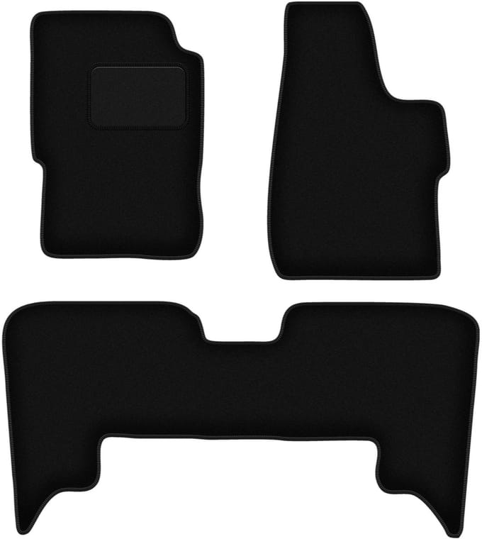 Zwarte veloursmatten voor: Isuzu Trooper II SUV (1992-2002)