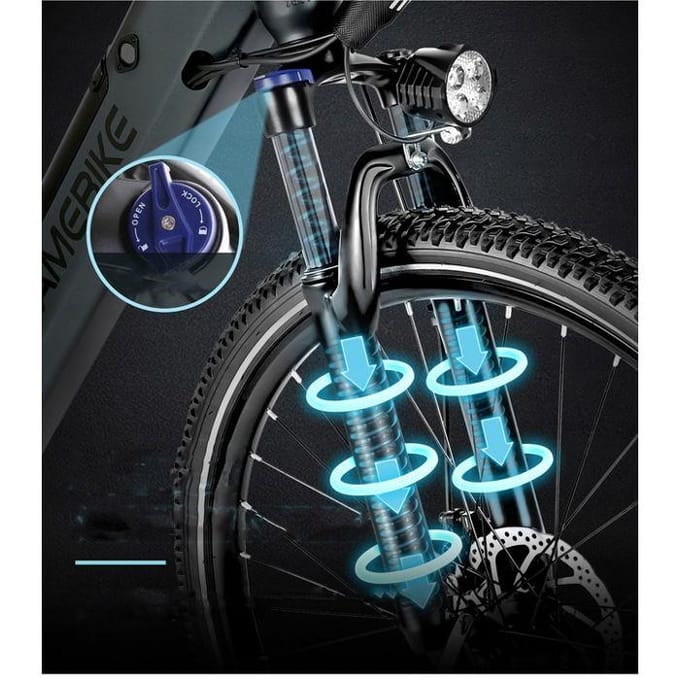 Véhicule électrique - SAMEBIKE - RS-A01Men - 560W - 36V/15Ah - 100 km d'autonomie vert