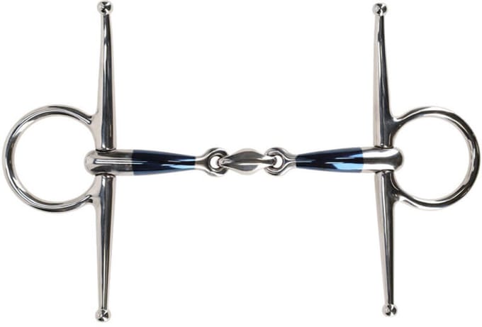 QHP Kneveltrens Anatomisch Dubbel Gebroken 14 mm Sweet Iron - 13,5