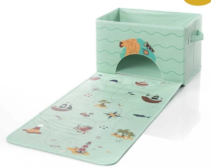 Opbergdoos met Speelmat – 38 x 2,5 x 25 cm
