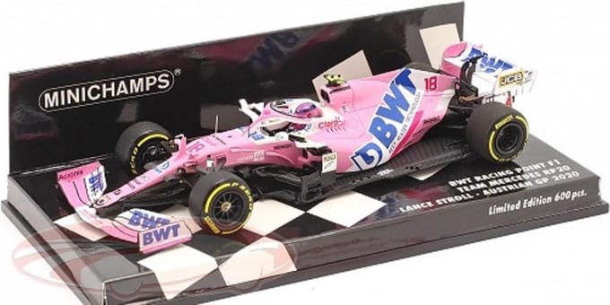 BWT Racing Point F1 Team Mercedes RP20 #18 Austrian GP 2020  - 1:43 - Minichamps
