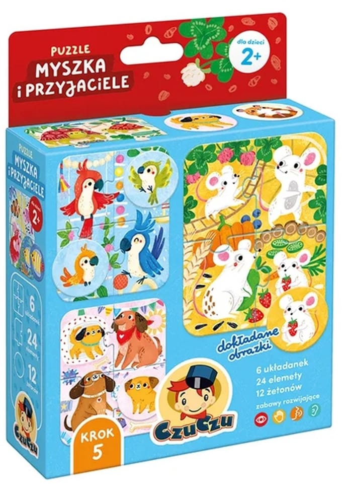 CzuCzu muis en vrienden puzzel en spel - 2+ jaar