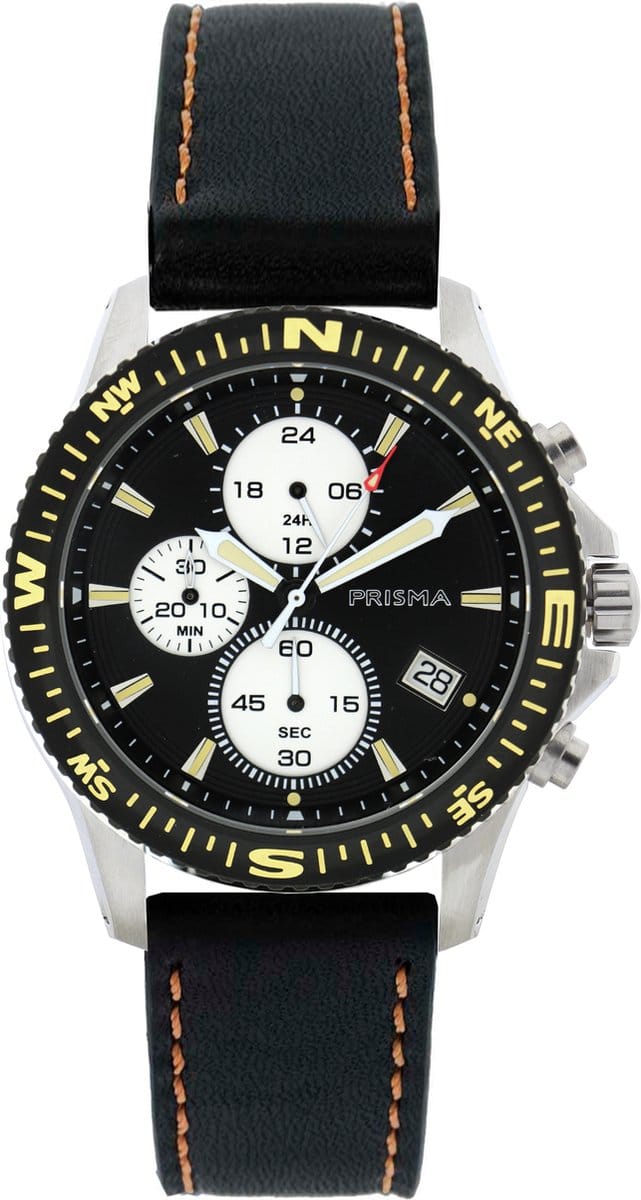 Prisma horloge P.2035 Chrono Explorer Sport 10 ATM Leather