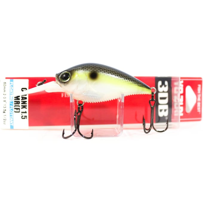 Yo Zuri Duel 3DB 1.5 MR Mid Crank 60 mm drijvend kunstaas R1353-SSH (0560)