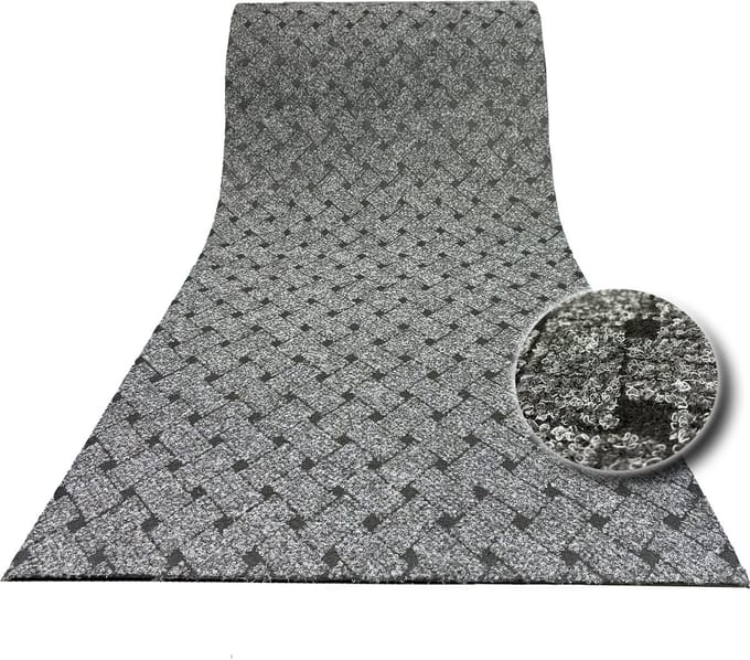 Union - Naaldvilt Keukenloper - Antraciet - 50 cm