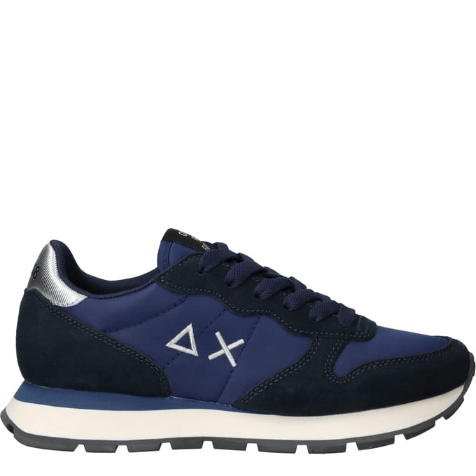 Sun68 Ally Solid Nylon Sneakers - Dames - Blauw - Maat 37