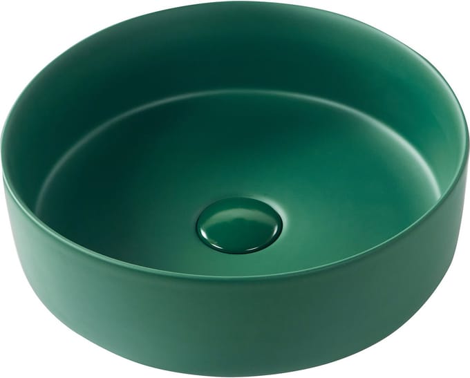 GUDAR - Wastafel - Donkergroen - 37 cm - Keramiek