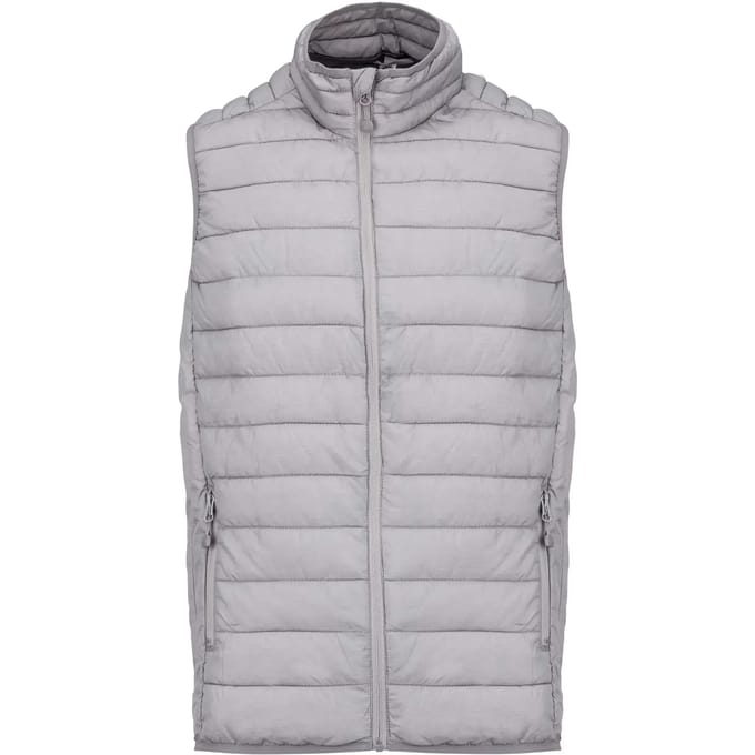 Lightweight Herenbodywarmer merk Kariban Marl Silver - M