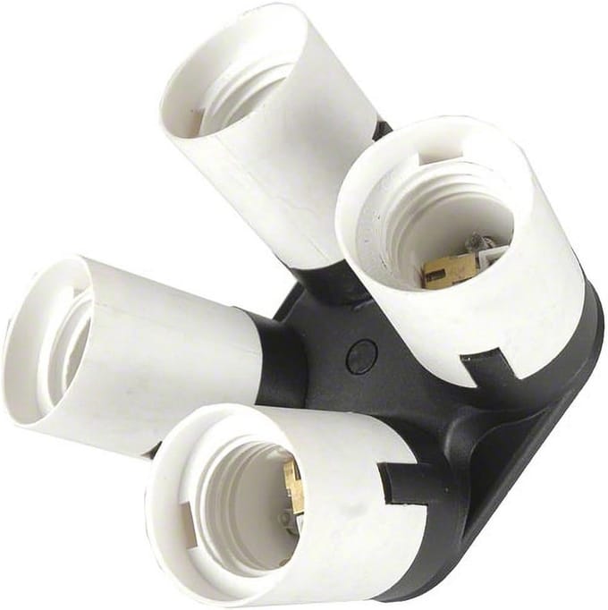 4-in-1 Lamphouder met 4 E27 Fittingen
