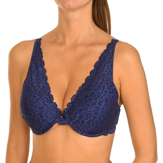 Damesbeha met beugel en elastische zijkanten O77C03PZ00A