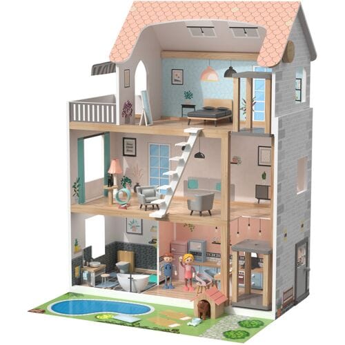 LUPILU Houten poppenhuis