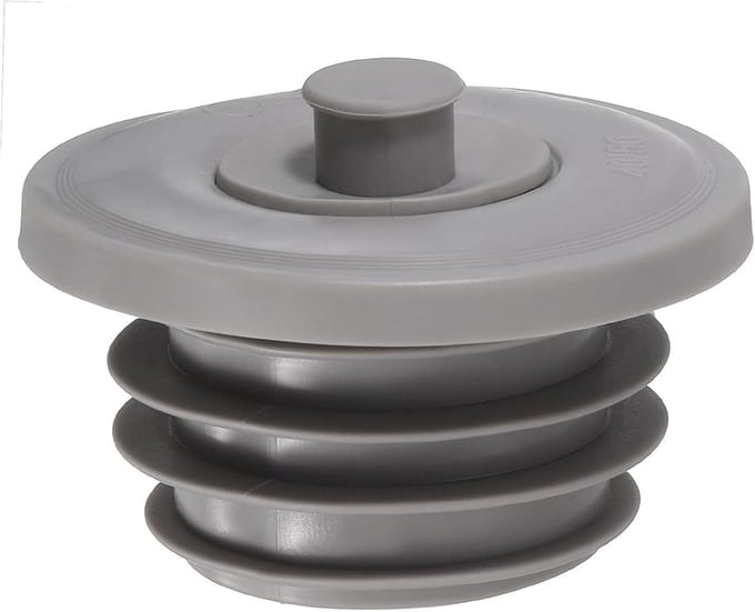 Afdichtring Afvoerstop - Ring Afdekking - Geur Vrij - Flexibel Draadontwerp - 45-50 mm - Grijs