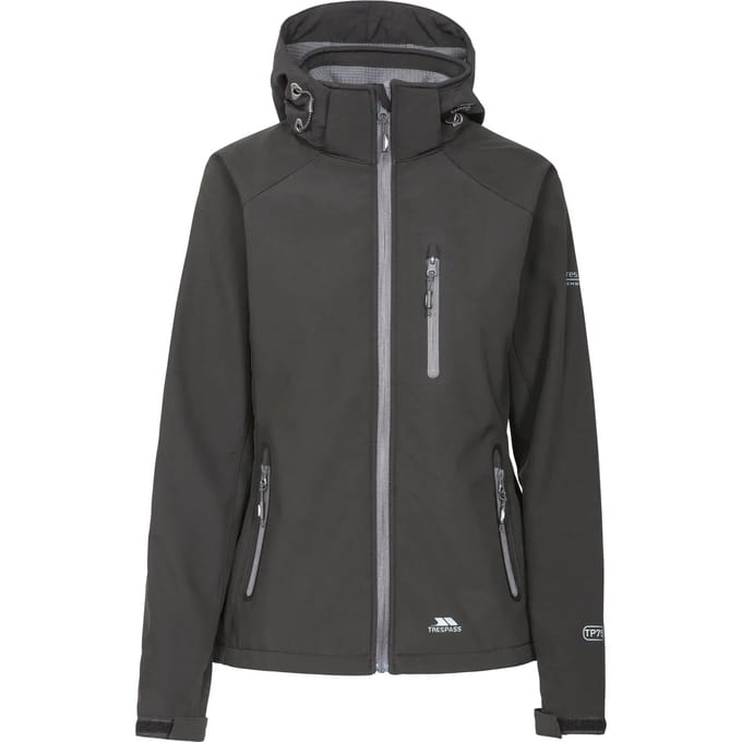 Trespass damesjas Bela II - Softshell-jas voor dames TP75 Zwart