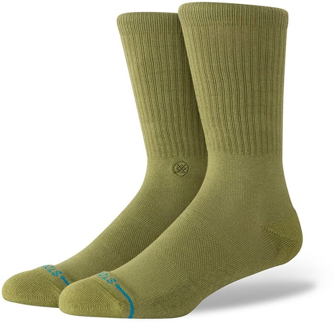 Stance heren casual sokken icon groen III