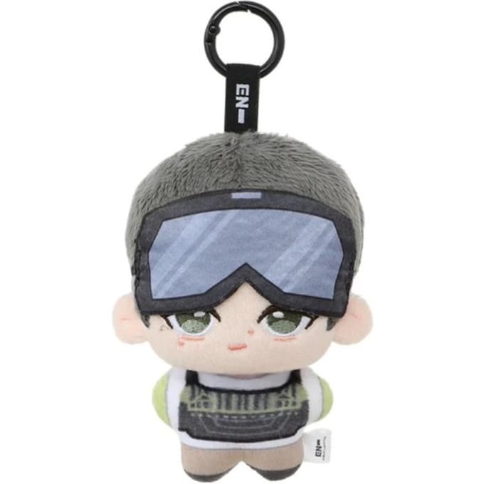 ENHYPEN x MINISO - Pluche sleutelhanger met personage SUNGHOON gray