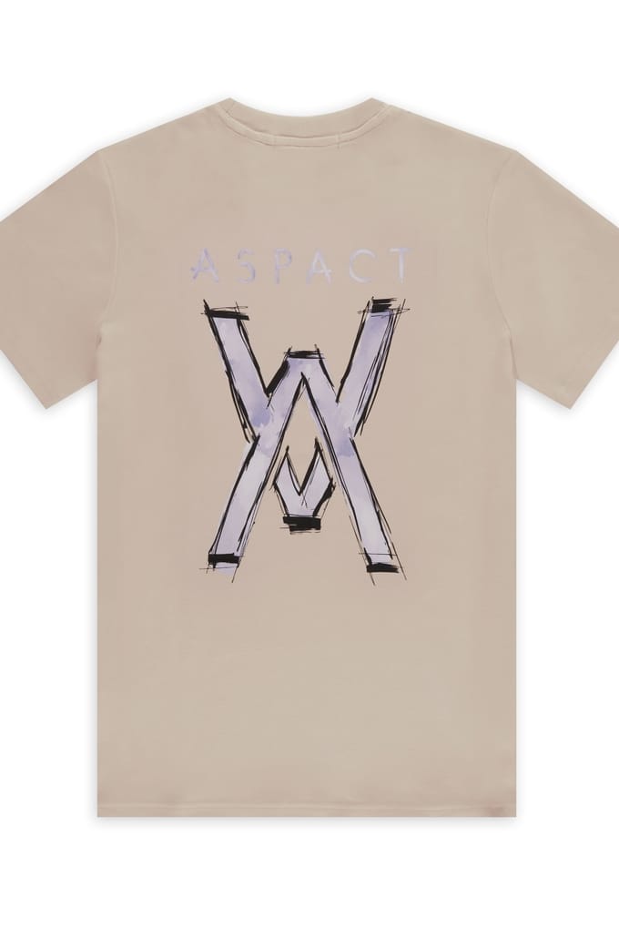 Aspact Unisex Kendi Tee Sand Größe: S | Hemden Outlet | Unisex | Braun