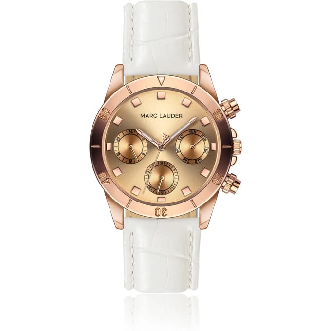 Horloge met krokodillenband Marc Lauder Valencia
