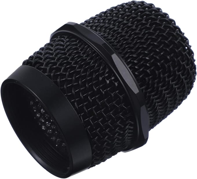 Microfoon Hoofd - Mic Vervanging - Opname Geluid - Metalen Constructie - 856 g - Zilver