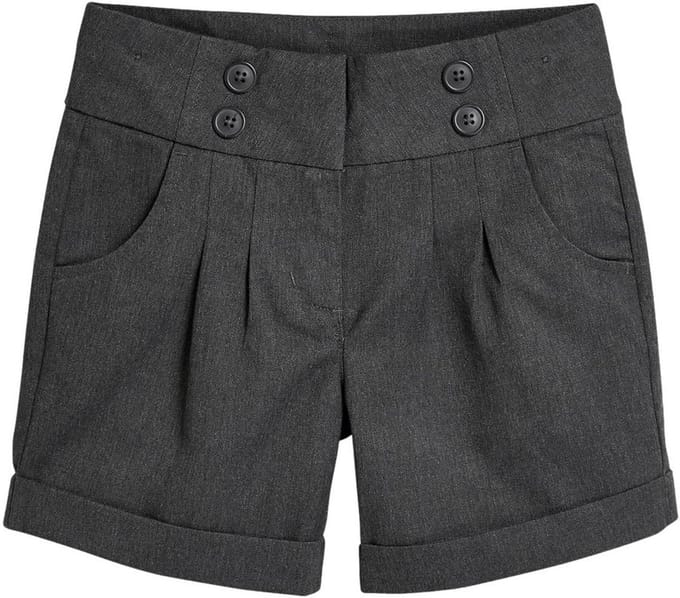 Next - Meisjes - Schoolshorts - Grijs