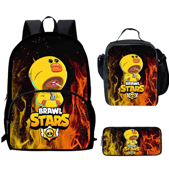 Sac à dos Brawl Stars Impression Haute Définition Multifonctionnel Léger