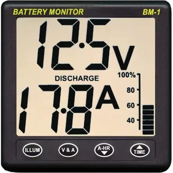Nasa Battery Monitor Clipper 24 volt