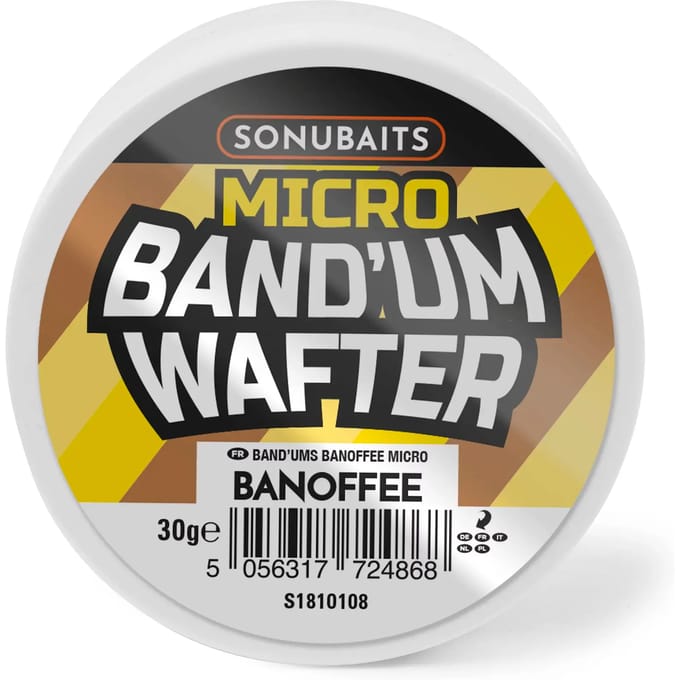 Sonubaits Micro Band’um Wafter 30gr - Smaak : Banoffee