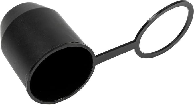 Benson Trekhaakdop met ring - PVC - zwart - 55 mm - krasbescherming