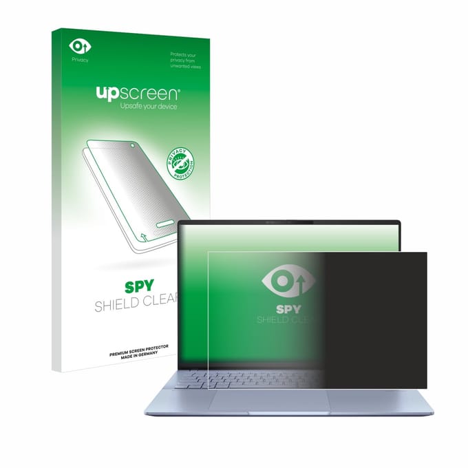 upscreen - privacy screenprotector voor ASUS Vivobook S16 OLED S5606 - Folie Beschermfolie Blauwlichtfilter