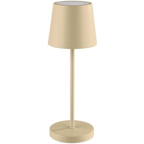 GGM Gastro (4 Stück) Tischleuchte - MERLE MINI - dimmbar in 3 Stufen - Ø 90mm - Sand