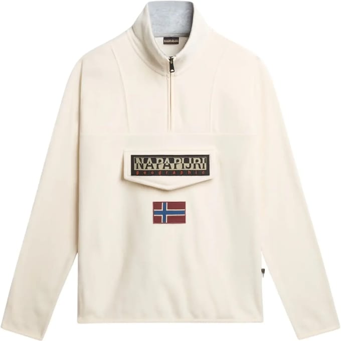 Fleece met halve ritssluiting Napapijri Burgee