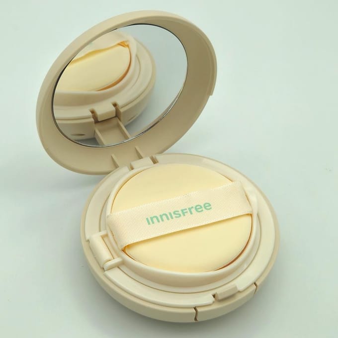 [INNISFREE] No Sebum Sun Cushion 15g (SPF50+/PA++++) 1pc + Sample Gifts beige