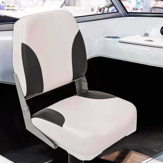 vidaXL - Bootstoelen - 2 - st - met - poot - 360° - draaibaar