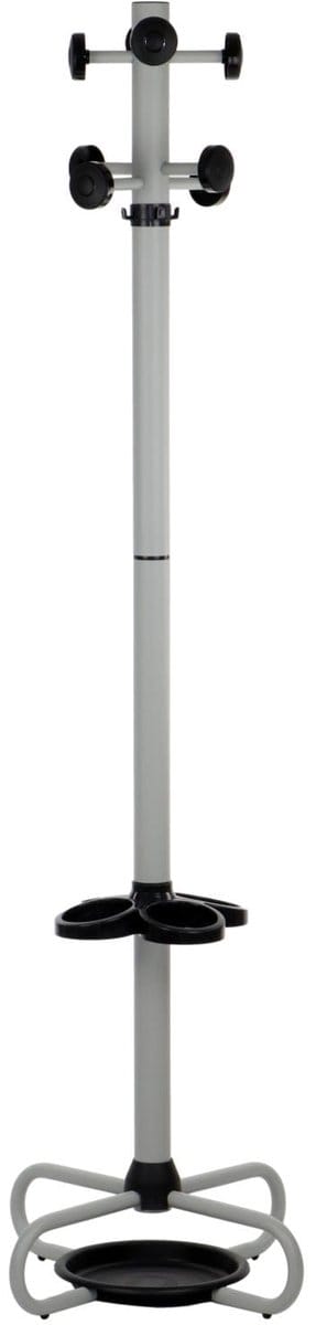 Stema WML-1 Serie - Staande Kapstok - Grijs - 173cm - Met Parapluhouder