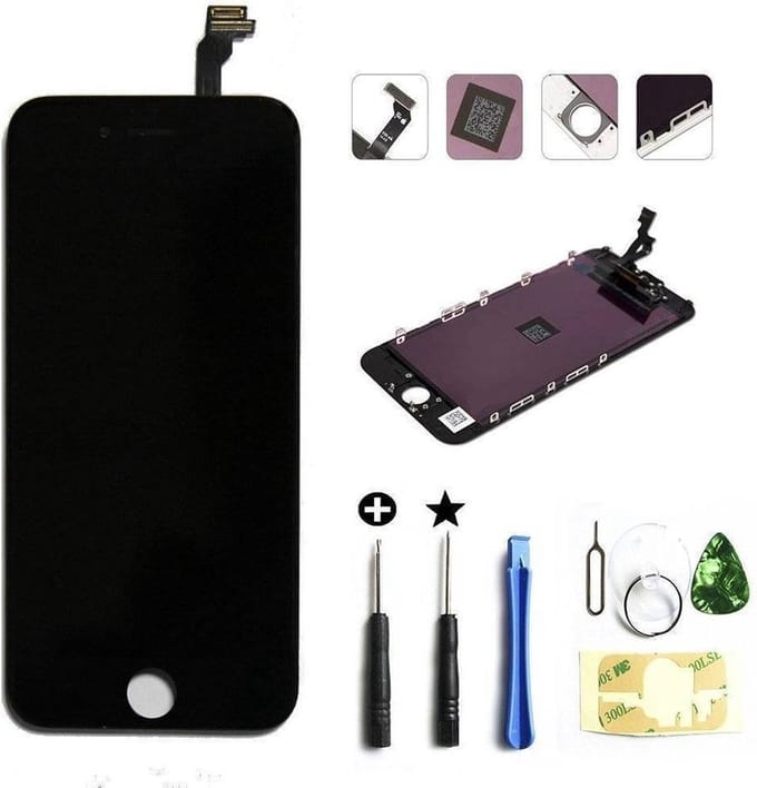 LCD Display Geschikt voor iPhone 6 PLUS – Zwart – Compleet met Gereedschap