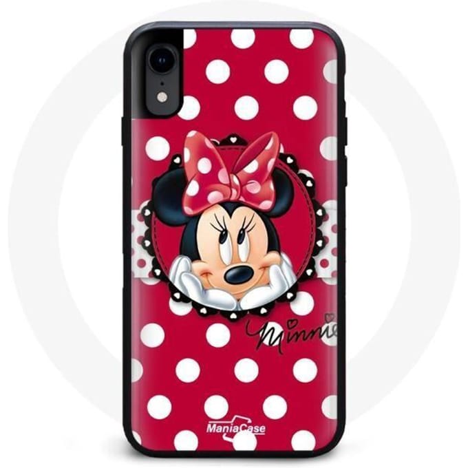 Coque Maniacase pour Iphone X Minnie Mouse Chat -