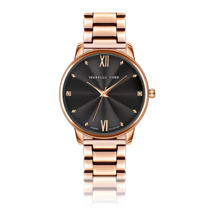 Zilveren horloge voor dames Isabella Ford Coco