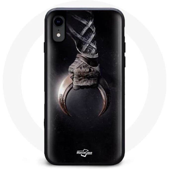 Coque pour Iphone XS - Moon Knight Batman - Souple - Protection - Mixte - Noir
