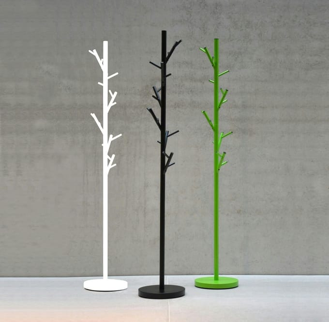 Staande kapstok Tree - stalen - 18 haken - zwart