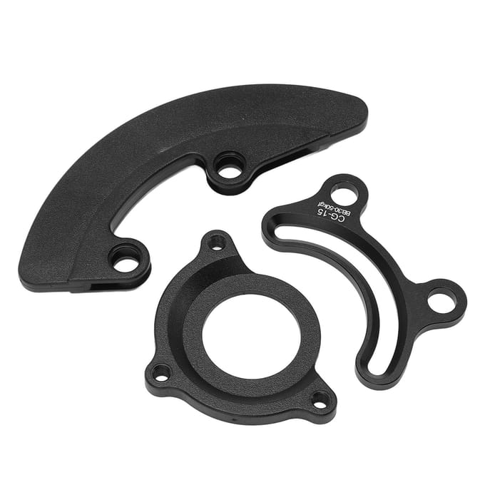 Guide-chaîne de vélo CG15 Alliage d'aluminium Guide-chaîne Stabilisateur de plateau unique pour VTT black