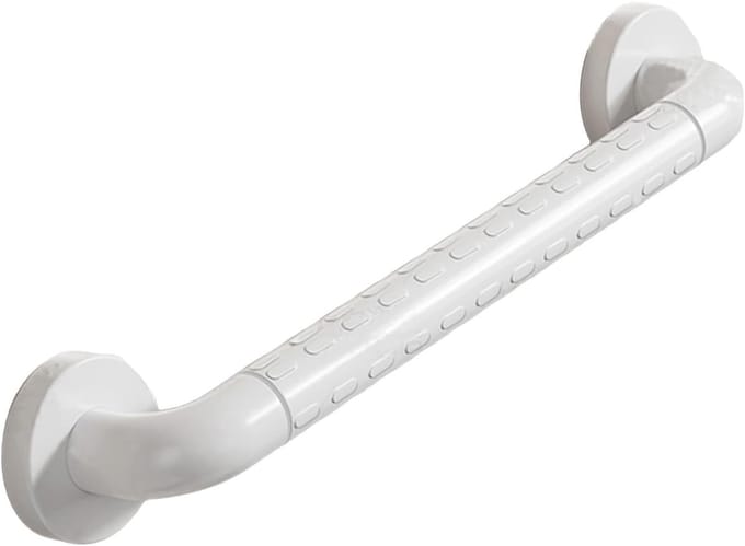 Douchebeugels Antislip - Veiligheidsgrepen Badkamer - Ondersteuning Bij Douchen - Antislip Handgrepen - 50CM Lengte - Wit