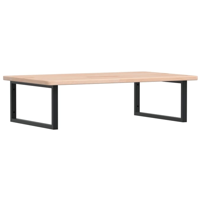 vidaXL - Badkamer - wandschap - staal - en - massief - eikenhout