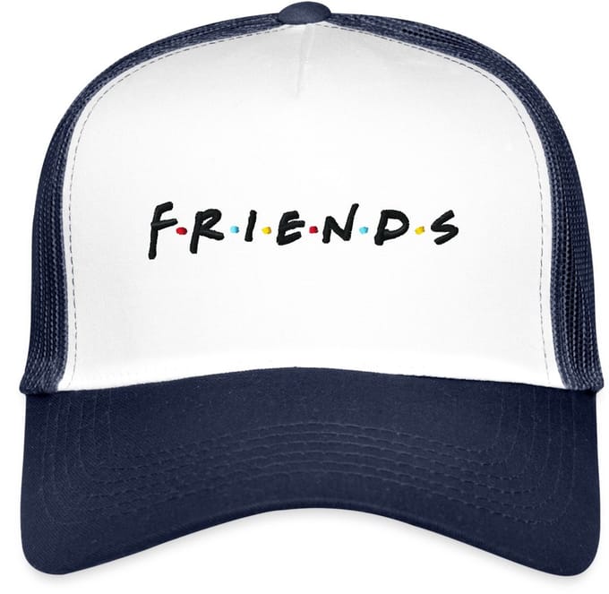 Friends Officieel Logo Als Borduurmotief Trucker Cap