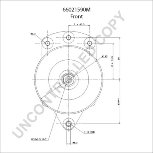 Driefasige generator PRESTOLITE ELECTRIC PE 66021590M