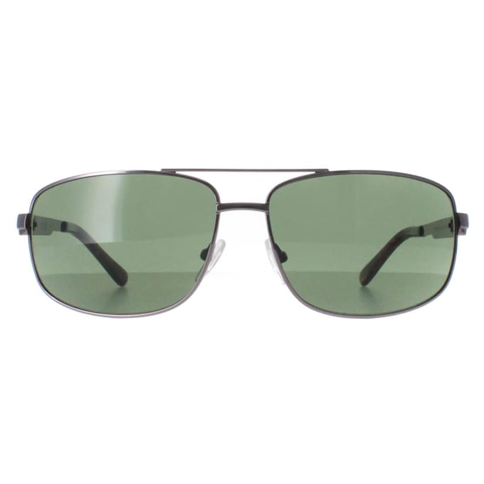 Calvin Klein Rechthoekige Heren Licht Ruthenium Groen CK22123S