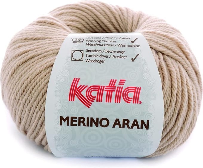 Katia Merino Aran - 10 lichtbeige - Merinogaren