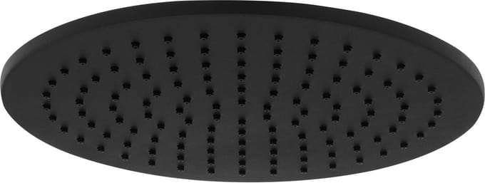 Ben Round hoofddouche Ø25cm mat zwart